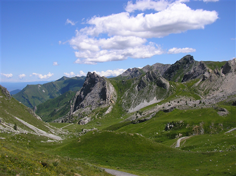 Panorama dal Colle d’Esischie (Foto Ezio Donadio)